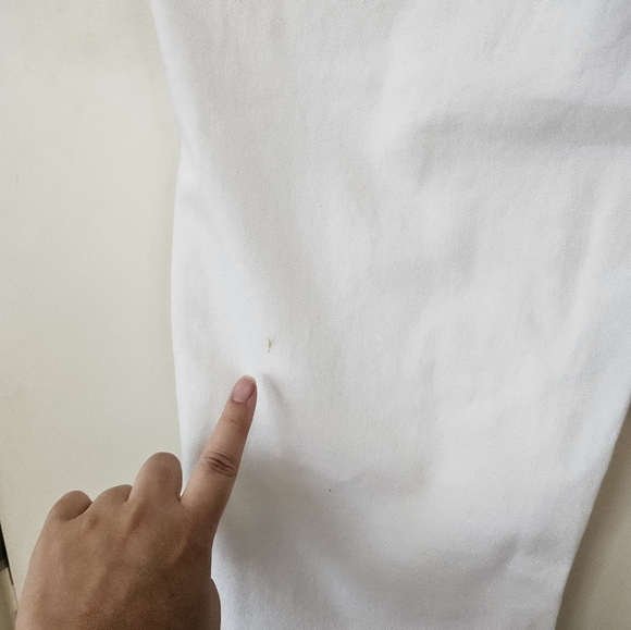 DL 1961 Rileu Boyfriend Strait White Denim Jeans - Picture 12 of 14